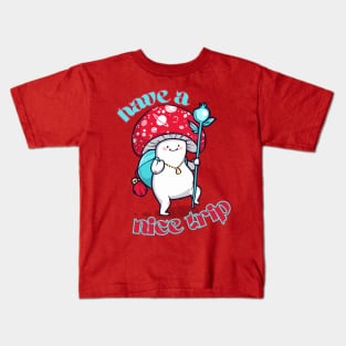 Traveling Mushroom Kids T-Shirt